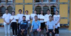Aerobic Dance Trainers with Dasho Dzongdag